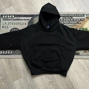 Small Yeezy Gap Hoodie Black